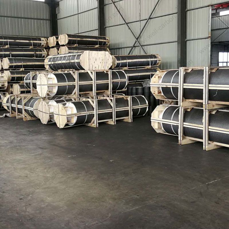 高功率级HP450mm石墨电极 铸造石墨电极