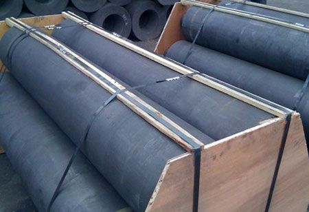 高功率级HP450mm石墨电极 铸造石墨电极