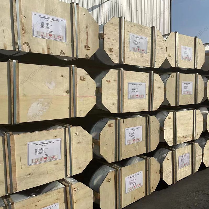高功率级HP450mm石墨电极 铸造石墨电极